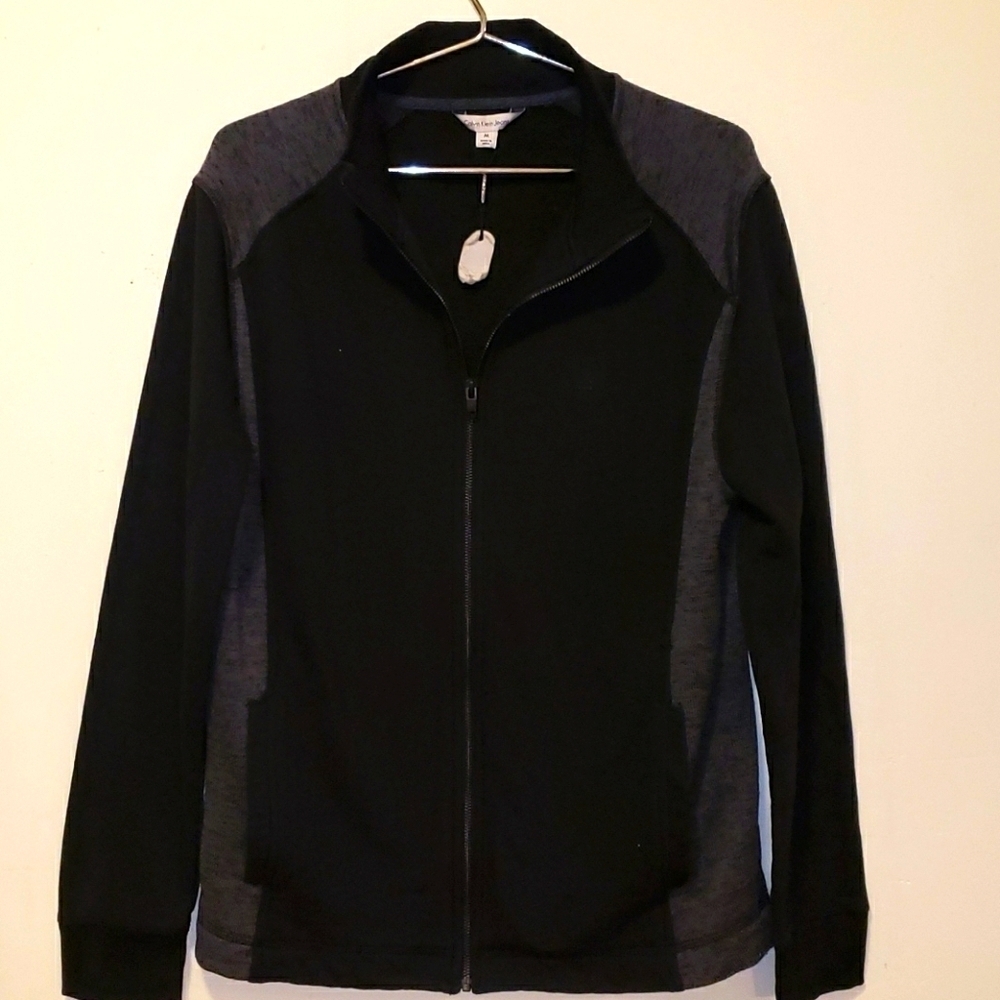 Calvin Klein black and grey jacket size M